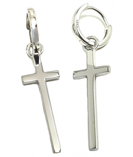 Earrings Silver "Cross"