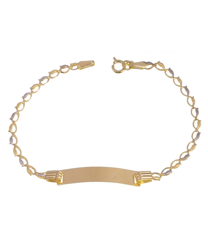 Child name Bracelet Gold 