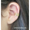 Σκουλαρίκι Ασημένιo Επίχρυσο τύπου ear-cuff