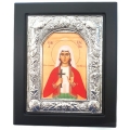 Ασημένια Εικόνα "Αγ. Ελένη του Πόντου" 15X18cm