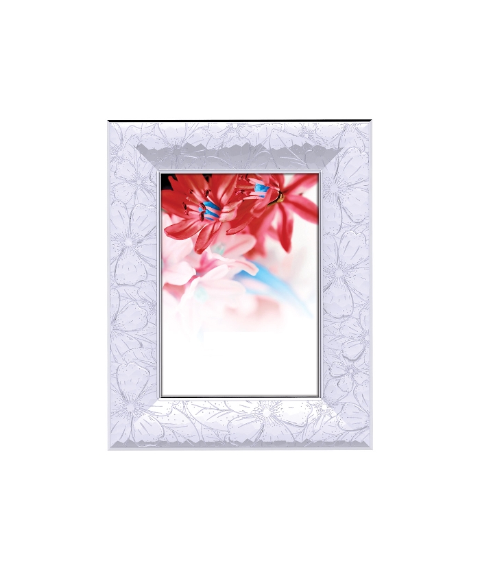 Silver frame 925° "Flowers" 10x15cm