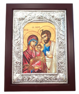 Silver icon 925° "Saint Family"