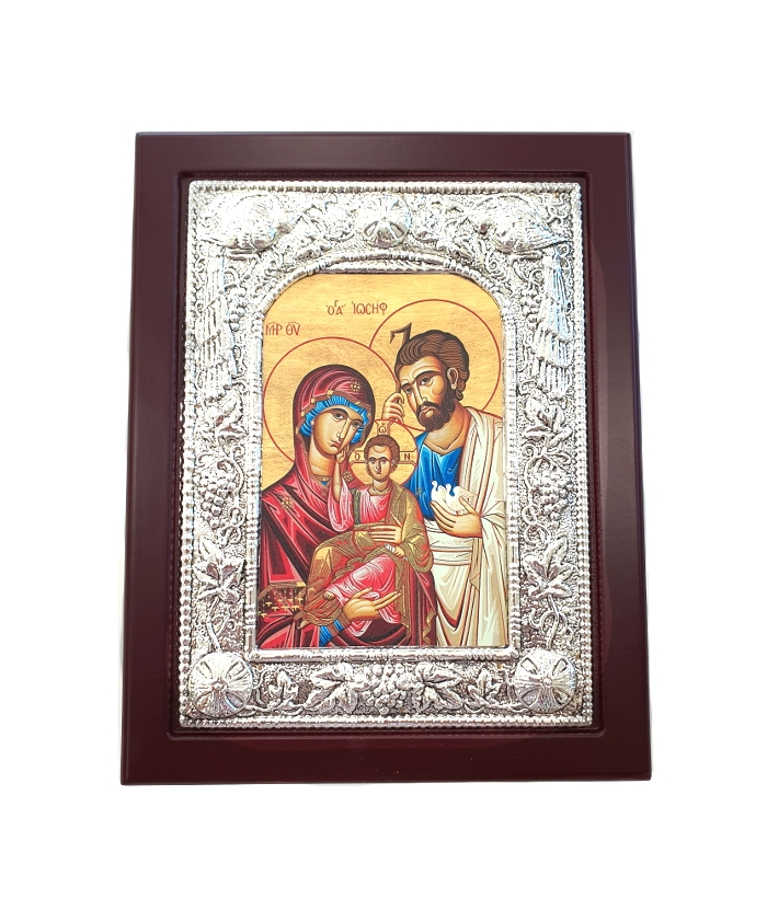 Silver icon 925° "Saint Family"