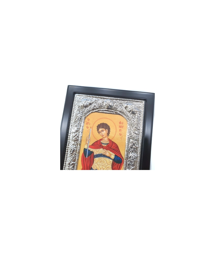 Silver icon 925° "Saint Fanourios"
