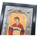 Ασημένια Εικόνα "Αγιος Φανούριος"