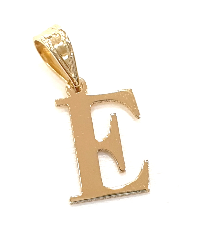 Monogram Gold K14 letter Ε