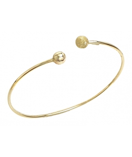 Bracelet Gold K14 Two balls