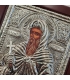 Silver icon Saint Antony 19x24cm