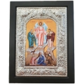 Ασημένια Εικόνα Μεταμόρφωσις Σωτήρος 19x24cm