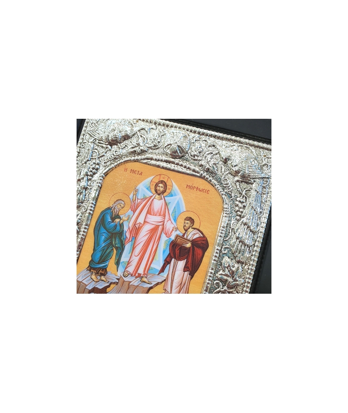 Silver icon 925° Μεταμόρφωσις Σωτήρος 19x24cm