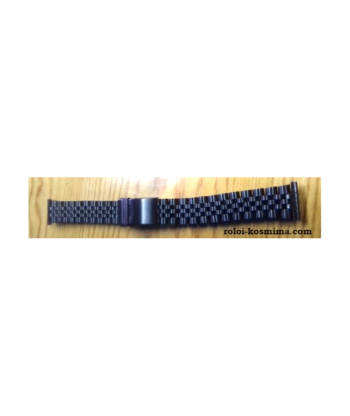 Watch Bracelet Inox plated black pvd