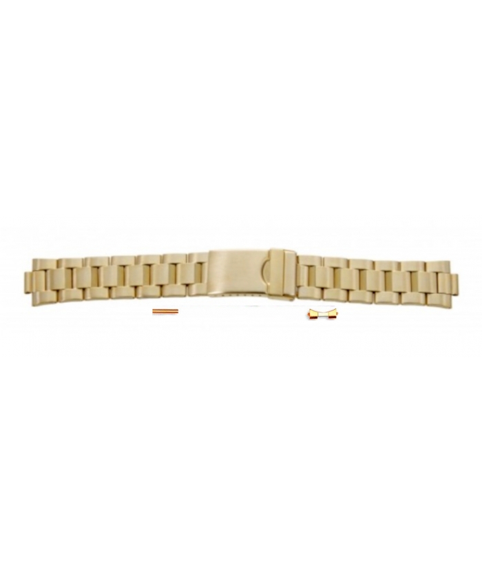 Watch Bracelet Goldplated Tzevelion ΒΒ219 Variable 18-20-22mm