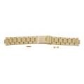 Watch Bracelet Goldplated Tzevelion ΒΒ219 Variable 18-20-22mm