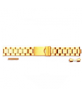 Watch Bracelet Goldplated Tzevelion ΒΒ219 Variable 18-20-22mm