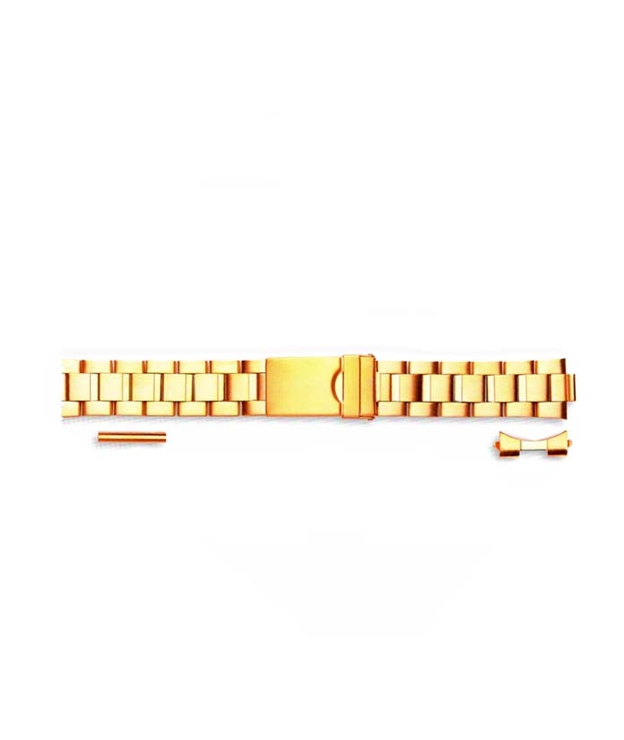 Watch Bracelet Goldplated Tzevelion ΒΒ219 Variable 18-20-22mm