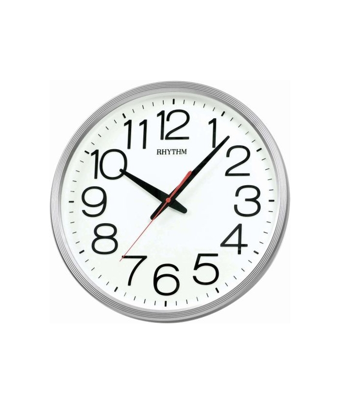 Ρολόι Τοίχου RHYTHM CMG495CR19 Αθόρυβο-Μεταλλικό