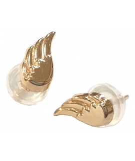 Earrings gold K14 "Wings"