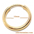 Σκουλαρίκια Χρυσά Κρίκοι Mini 12mm