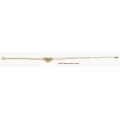 Bracelet Silver goldplated Heart