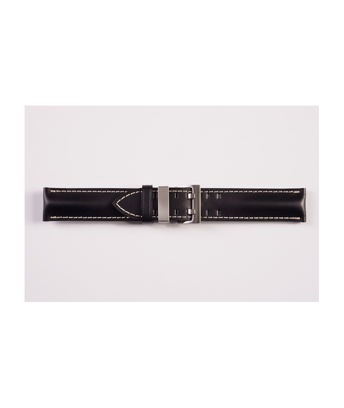 Leather Strap Di modell 1240 offroad 20mm Black