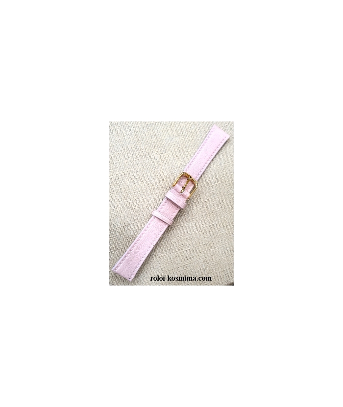 Leather Strap TZEVELION ART444 Pink 14mm