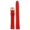 Leather Strap TZEVELION ART444 Red 14mm
