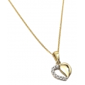 Necklace Gold Κ14 Heart