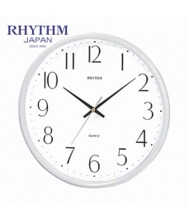 Ρολόι Τοίχου RHYTHM CMG817NR03 Αθόρυβο Pearl white 2