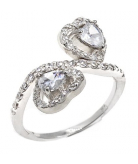 Ring Silver 925° Hearts