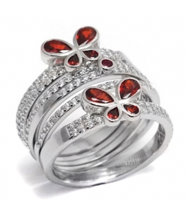 Ring Silver 925° Butterflies