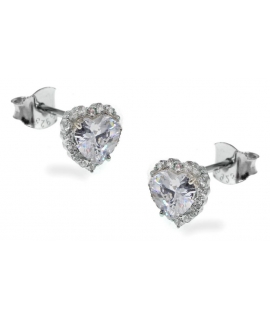 Earrings Silver Rosettes