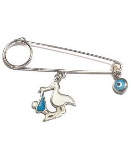 Child Pendant Silver 925° "Stork"