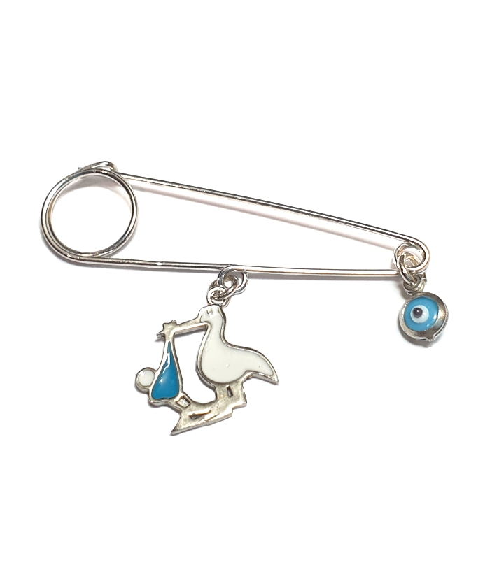 Child Pendant Silver 925° "Stork"