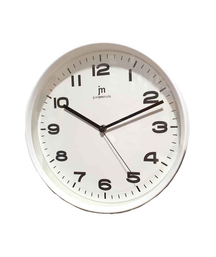 Ρολόι Τοίχου Just Minute 00875 πλαστικό Αθόρυβο 29cm