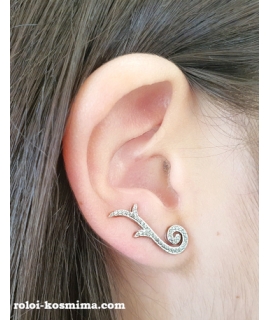 Earrings Silver ear-climber 2