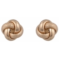 Earrings gold K14 "Knot"