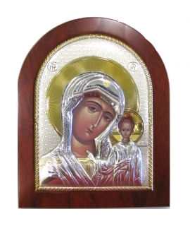 Silver icon 925 Παναγία με Χριστό