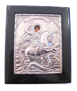 Silver icon 925° 'Saint Nikolas' 15x18