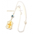 Car Amulet Silver 925° "Mary" Two sides