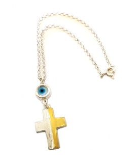 Car Amulet Silver 925° "Cross"