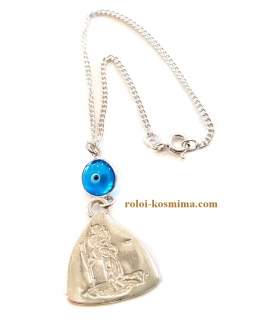 Car Amulet Silver 925° "Saint Christopher" 2