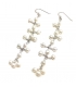 Earrings Silver with pearls
