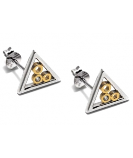 Earrings Silver 'triangle'