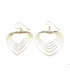 Earrings Silver "Heart"