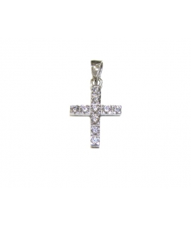 Cross whitegold K14 'Mini'