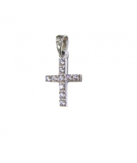 Cross whitegold K14 'Mini' 2