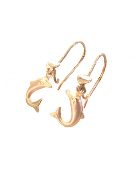 Earrings children Gold 'Dolphins'
