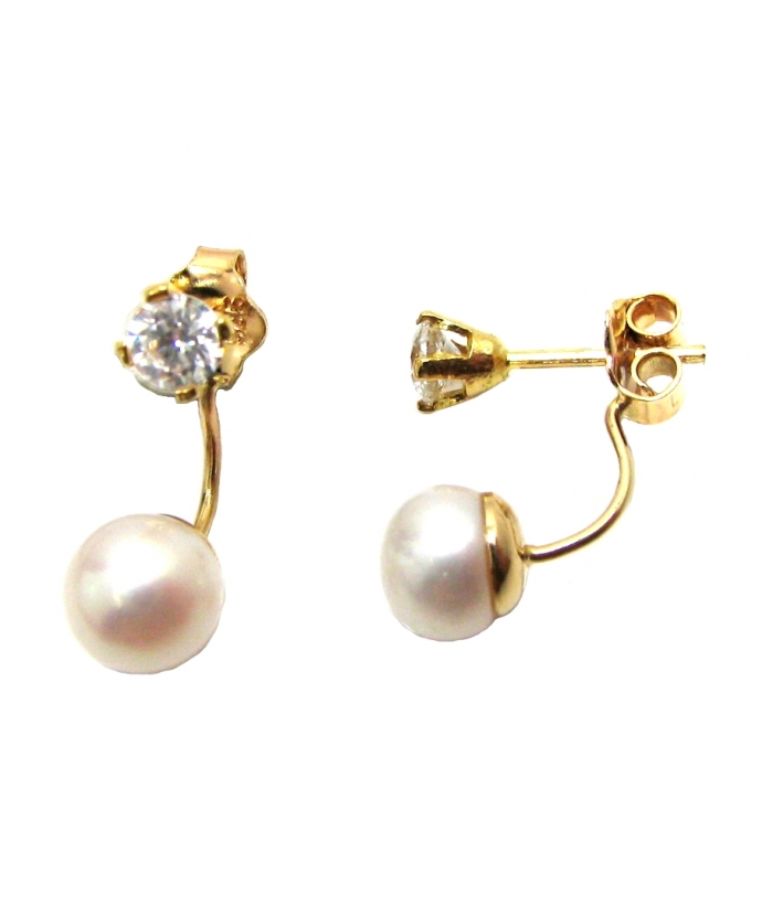 Earrings gold K14 