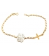 Bracelet Gold ''Daisy and Cross''