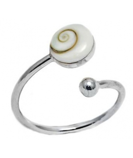 Ring Silver 925° "Eye of sea"